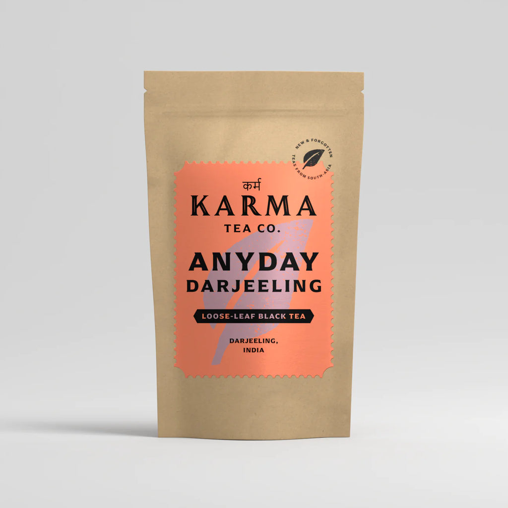 anyday darjeeling svart te indien sip revolt karma tea