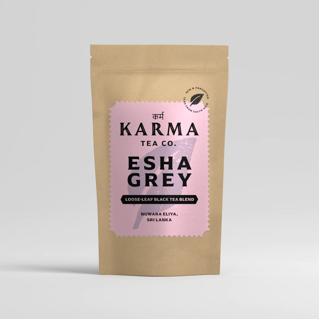 esha earl grey svart te från sri lanka sip revolt karma tea