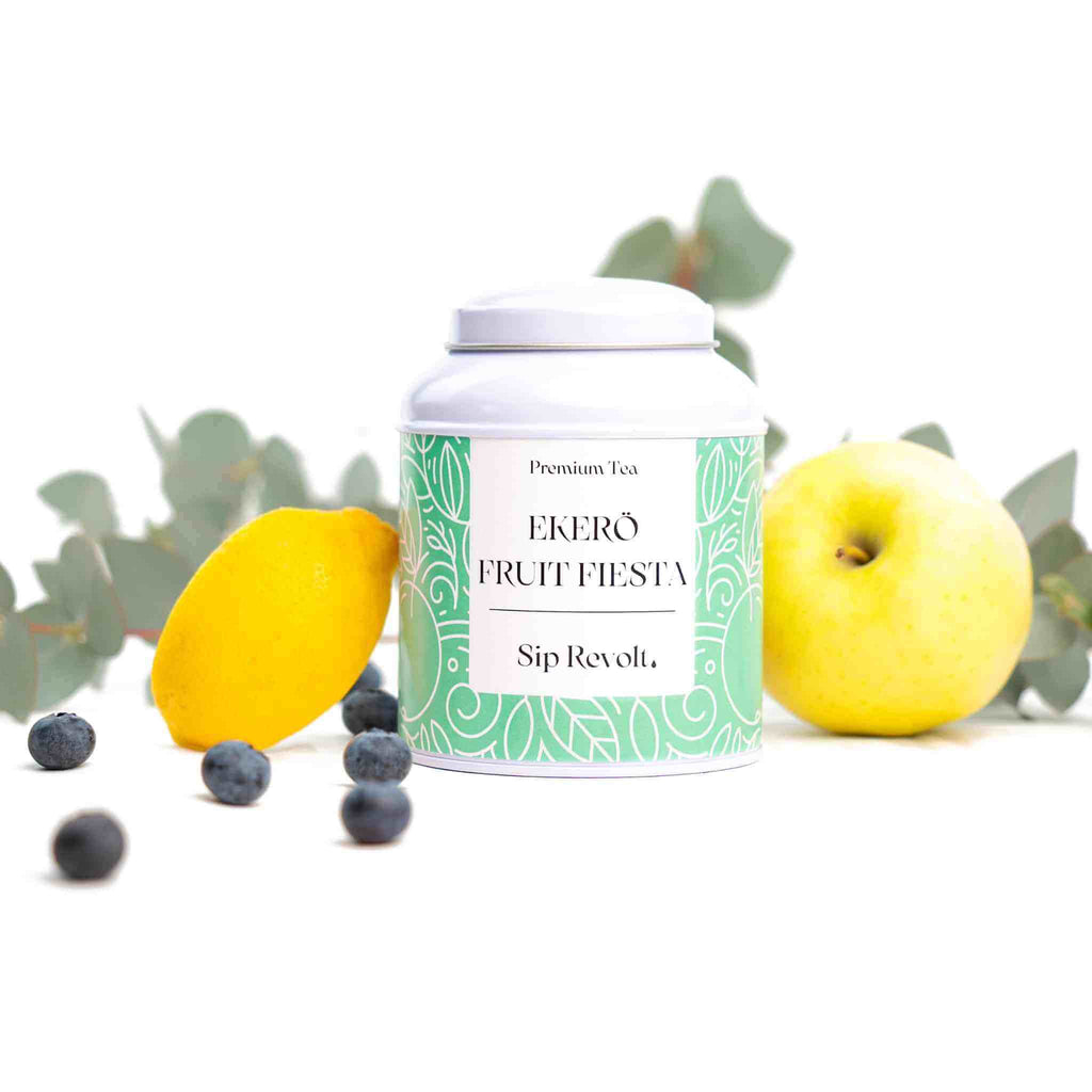 sip revolt te ekerö fruit fiesta äpple blåbär citron ingefära koffeinfritt kvällen