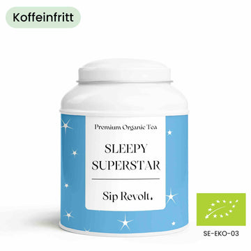 sip revolt te sleepy superstar avslappning bättre sömn citron koffeinfritt ekologiskt