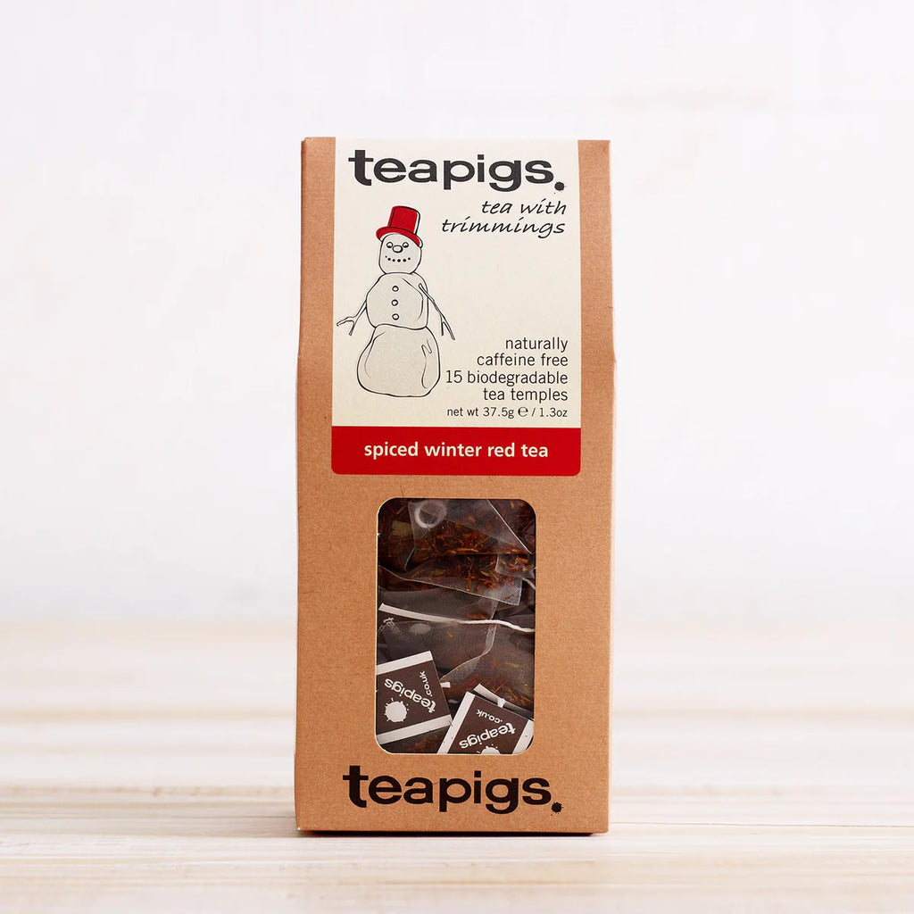 sip revolt te spiced winter red från teapigs rooibos 15 tepåsar